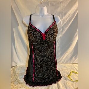 NWT Passion Forever animal print nightie size M